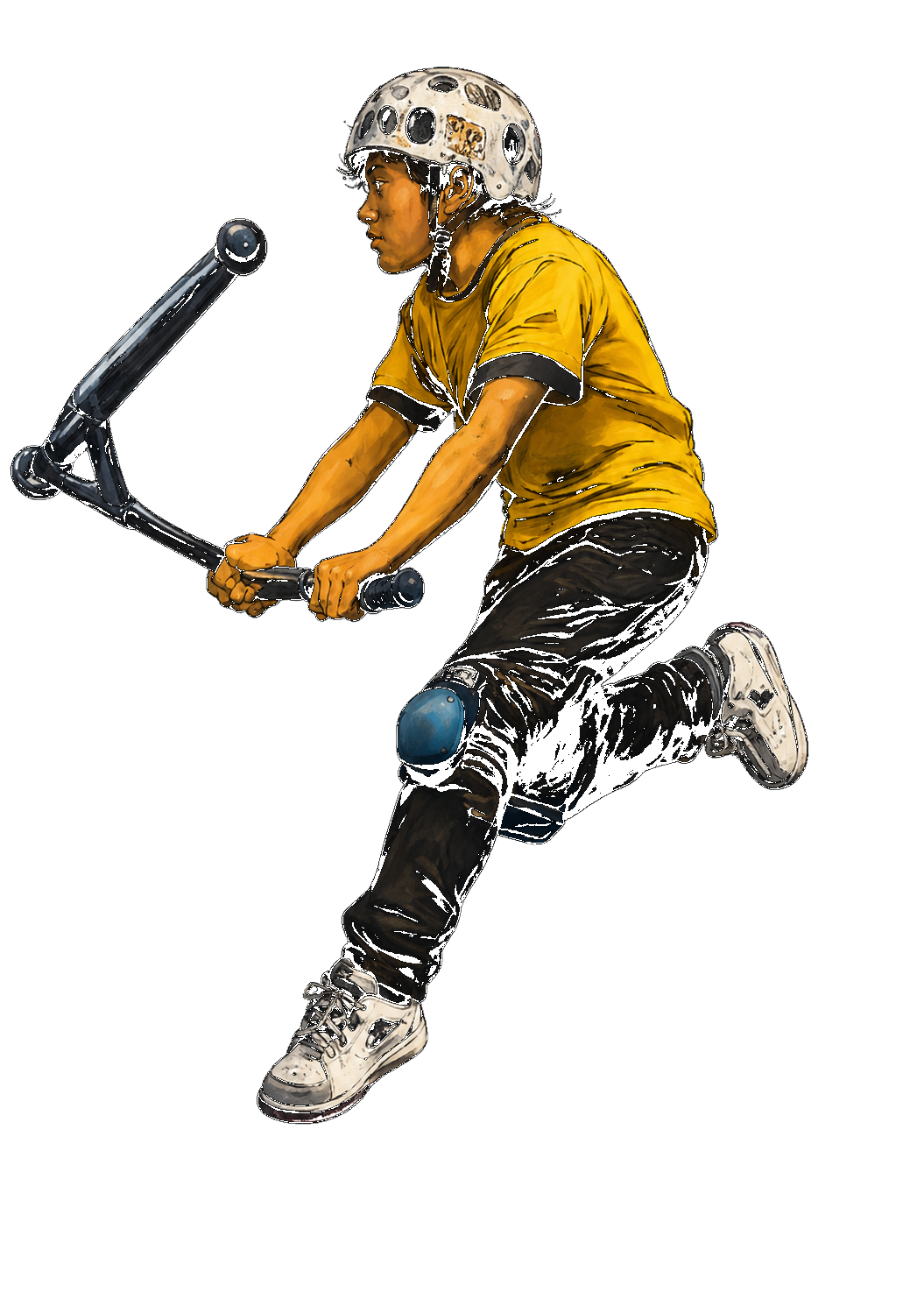 Scooter rider